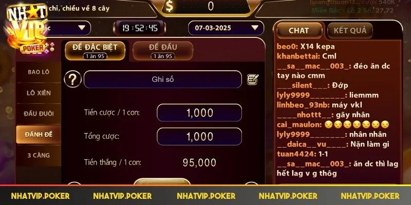 Lô đề Nhatvip mang đến nhiều lựa chọn cho người chơi